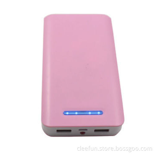 Dual USB Port Power Banks with LED Light indicator, Optional Sizes are Available